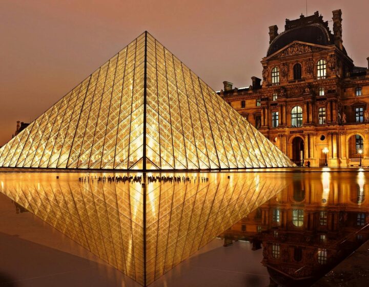 Clear Glass Museum during Golden Hour